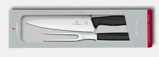 Victorinox Fibrox Carving Knife and Fork Set
