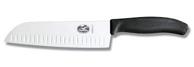 Victorinox Fibrox 17cm Fluted Santoku Knife